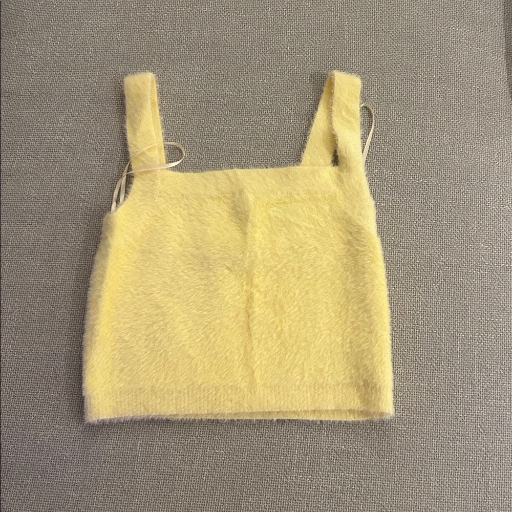 Love Bonito Fuzzy Cropped Tank